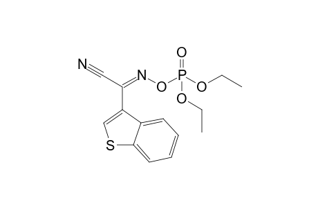 Benzo[b]thiophene-3-acetonitrile, alpha-[[(diethoxyphosphinyl)oxy]imino]-