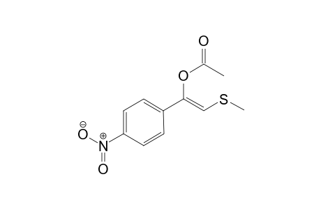 (Z)-2-(Methylthio)-1-(p-nitrophenyl)vinyl acetate