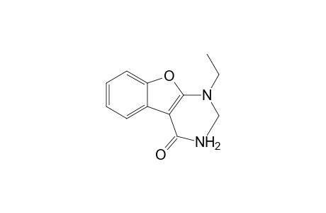3-Carboxamido-2-diethylaminobenzofuran