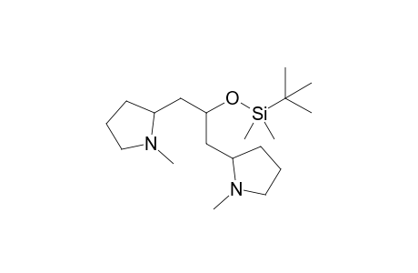1,3-Bis(N-methylpyrrolidin-2-yl)-2-(tert-butyldimethylsiloxy)propane