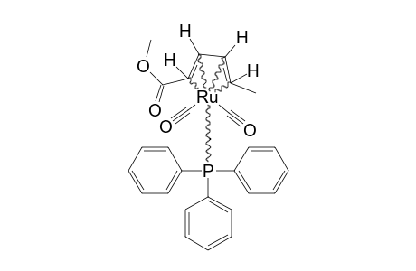 DICARBONYL-[2-5-ETA-(METHYL-(2E,4E)-HEXA-2,4-DIENOATE)]-(TRIPHENYLPHOSPINE)-RUTHENIUM