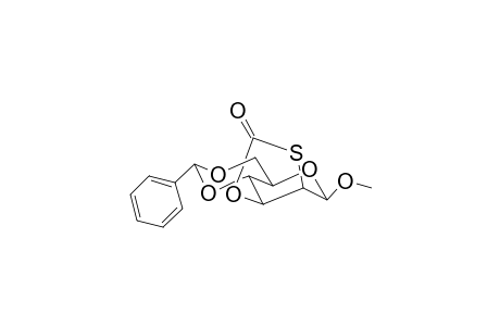 Methyl 4,6-o-benzylidene-2,3-S,o-carbonyl-2-thio-.beta.,D-man