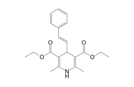 2,6-Dimethyl-4-[(E)-2-phenylethenyl]-1,4-dihydropyridine-3,5-dicarboxylic acid diethyl ester