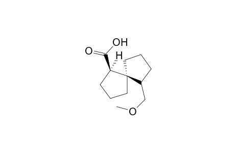 cis,cis-6-Methoxymethylspiro[4.4]nonane-1-carboxylic acid