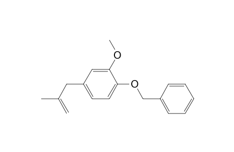 Benzene, 2-methoxy-4-(2-methyl-2-propenyl)-1-(phenylmethoxy)-