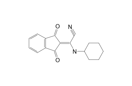 alpha-(CYCLOHEXYLAMINO)-1,3-DIOXO-delta2,alpha-INDANACETONITRILE