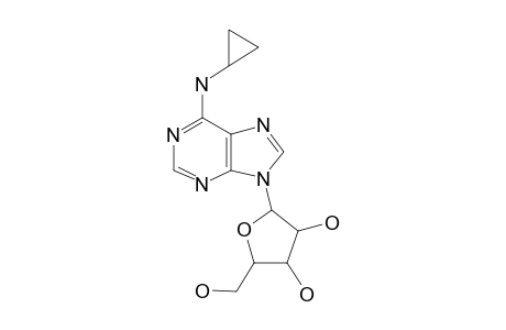 9-.beta.-D-Arabinofuranosyl-N-cyclopropyladenine