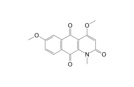 4,7-dimethoxy-1-methylbenzo[g]quinoline-2,5,10-trione