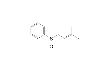 3-Methylbut-2-enylsulfinylbenzene