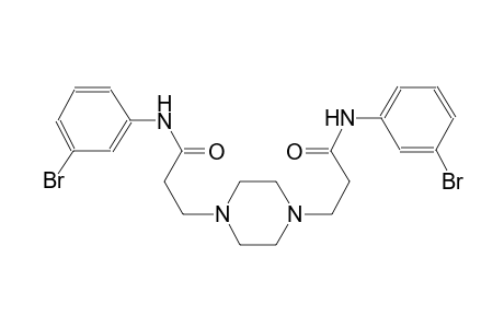 1,4-piperazinedipropanamide, N~1~,N~4~-bis(3-bromophenyl)-