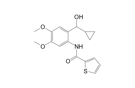 2-Thiophenecarboxamide, N-[2-(cyclopropylhydroxymethyl)-4,5-dimethoxyphenyl]-