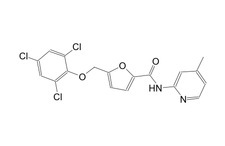 N-(4-methyl-2-pyridinyl)-5-[(2,4,6-trichlorophenoxy)methyl]-2-furamide