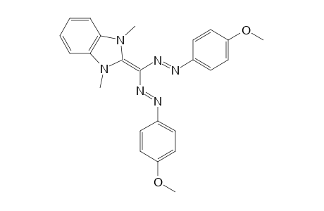 2-{bis[(p-methoxyphenyl)azo]methylene}-2,3-dihydro-1,3-dimethylbenzimidazole