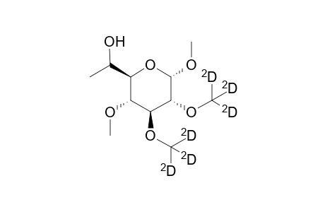 Methyl 2,3-di-D3-methyl-4,6-dimethyl-.alpha.,d-glucopyranoside
