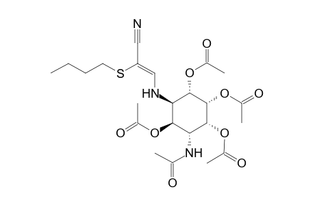 (1S,2R,3R,4R,5S,6R)-1,2,3,5-etraiacetoxy-4-acetylamino-6-(Z-2'-cyano-2'-tert-butylmercaptoethenyl)aminocyclohexane