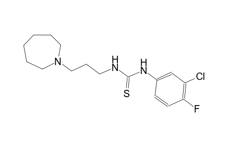 N-[3-(1-azepanyl)propyl]-N'-(3-chloro-4-fluorophenyl)thiourea