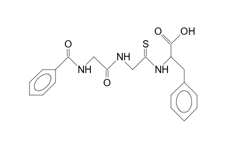 N-(N-Hippuryl-thio-glycyl)-3-phenyl-L-alanine