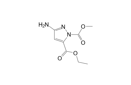 N-Methoxycarbonyl-3-aminopyrazole-5-carboxylic acid ethyl ester