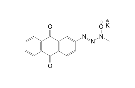 2-(3-HYDROXY-3-METHYL-1-TRIAZENO)ANTHRAQUINONE, POTASSIUM SALT