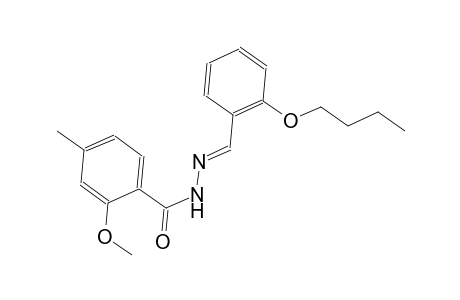 N'-[(E)-(2-butoxyphenyl)methylidene]-2-methoxy-4-methylbenzohydrazide