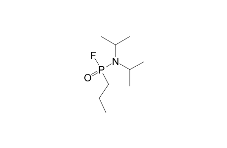 (ISOPROPYL)2NP(O)C3H7F;N,N-DIISOPROPYL-P-PROPYL-PHOSPHONAMIDIC-FLUORIDE