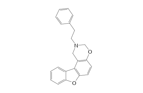 1H-Benzo[2,3]benzofuro[4,5-e][1,3]oxazine, 2,3-dihydro-2-(2-phenylethyl)-
