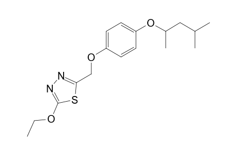 1,3,4-Thiadiazole, 2-[[4-(1,3-dimethylbutoxy)phenoxy]methyl]-5-ethoxy-