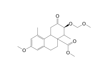 Methyl (7.beta.)-7-(methoxymethoxy)-2-methoxy-4,8-dimethyl-6-oxo-4b,5,7,8,9,10-hexahydrophenanthrene-8a(6H)-carboxylate