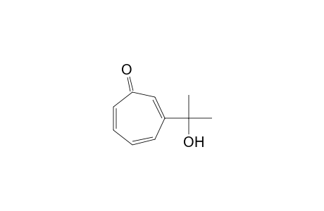 2,4,6-Cycloheptatrien-1-one, 3-(1-hydroxy-1-methylethyl)-