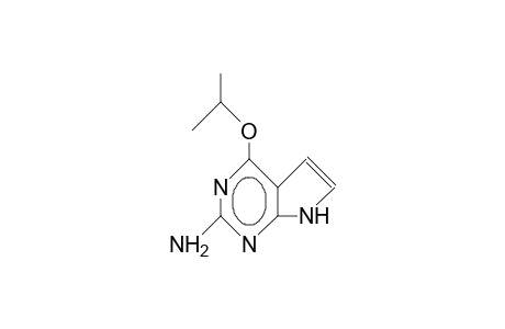 2-Amino-4-isopropoxy-7H-pyrrolo(2,3-D)pyrimidine
