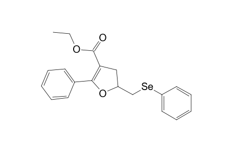 5-Phenyl-2-[(phenylseleno)methyl]-2,3-dihydrofuran-4-carboxylic acid ethyl ester