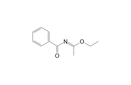 Ethanimidic acid, N-benzoyl-, ethyl ester