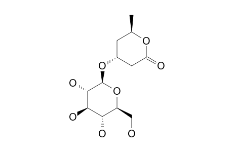 (3R,5R)-3-(BETA-D-GLUCOPYRANOSYLOXY)-5-HEXANOLIDE