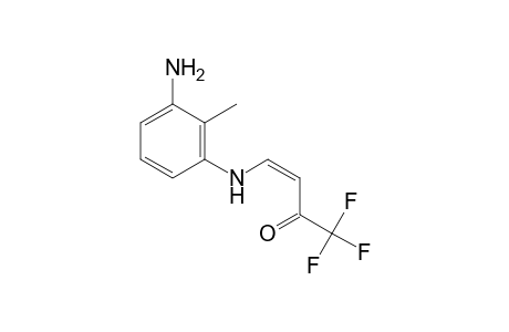 (3Z)-4-(3-Amino-2-methylanilino)-1,1,1-trifluoro-3-buten-2-one