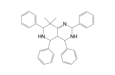 8,8-Dimethyl-2,4,5,7-tetraphenyl-2,3,4,4a,5,6,7,8-octahydropyridio[4,3-d]pyrimidine
