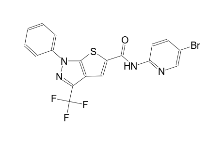 1H-thieno[2,3-c]pyrazole-5-carboxamide, N-(5-bromo-2-pyridinyl)-1-phenyl-3-(trifluoromethyl)-
