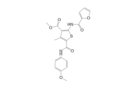 methyl 2-(2-furoylamino)-5-[(4-methoxyanilino)carbonyl]-4-methyl-3-thiophenecarboxylate