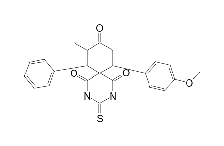 7-PHENYL-8-METHYL-3-THIOXO-11-(4-METHOXYPHENYL)-2,4-DIAZASPIRO-[5.5]-UNDECANE-1,5,9-TRIONE