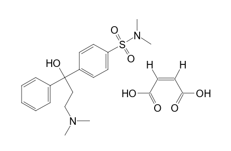 N,N-dimethyl-p-{alpha-[2-(dimethylamino)ethyl]-alpha-hydroxybenzyl]benzenesulfonamide, maleate(1:1)