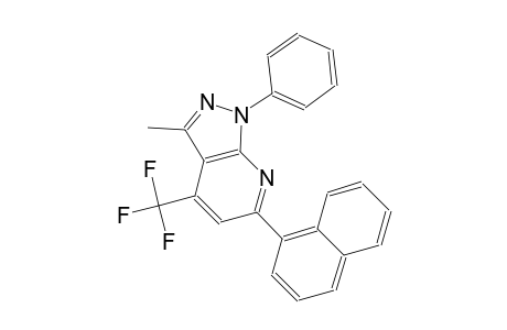 3-methyl-6-(1-naphthyl)-1-phenyl-4-(trifluoromethyl)-1H-pyrazolo[3,4-b]pyridine