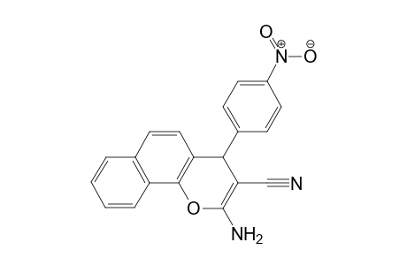 2-Amino-4-(4-nitrophenyl)-4H-benzo[h]chromene-3-carbonitrile