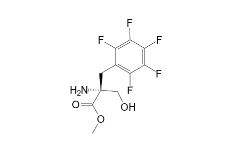 Methyl (R)-2-amino-2-(2,3,4,5,6-pentafluorobenzyl)-3-hydroxypropanoate