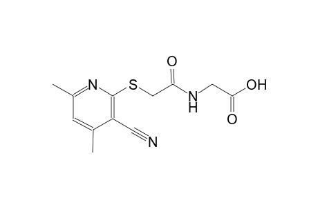 ({[(3-cyano-4,6-dimethyl-2-pyridinyl)sulfanyl]acetyl}amino)acetic acid