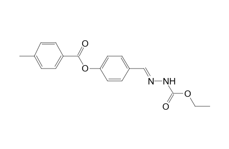 Benzoic acid, 4-methyl-, 4-(ethoxycarbonylhydrazonomethyl)phenyl ester