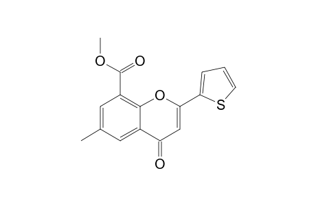 8-(Methoxycarbonyl)-6-methyl-2-(2'-thienyl)-4H-[1]benzopyran-4-one