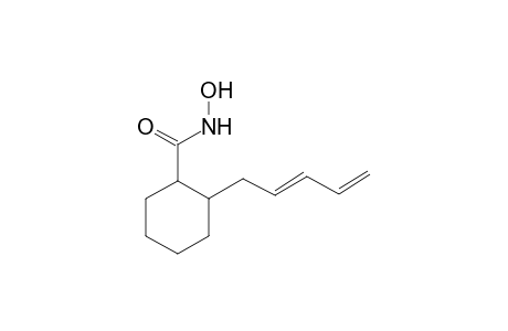 Cyclohexanecarboxamide, N-hydroxy-2(E)-2,4-pentadienyl-