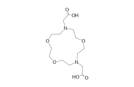2-[13-(carboxymethyl)-1,4,10-trioxa-7,13-diazacyclopentadec-7-yl]acetic acid