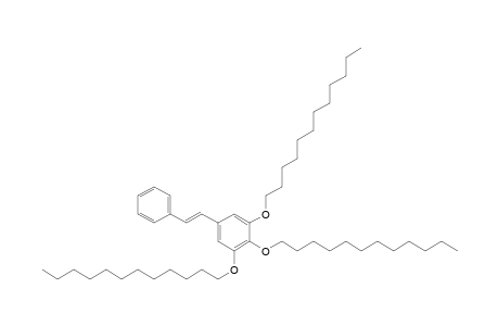 1,2,3-tridodecoxy-5-[(E)-2-phenylethenyl]benzene
