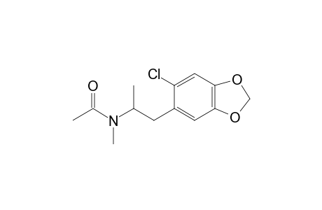 N-acetyl-2-chloro-4,5-methylenedioxymethamphetamine