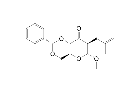 METHYL_4,6-BENZYLIDENE-2-DEOXY-2-C-(2-METHYL-2-PROPENYL)-ALPHA-D-ARABINO-HEXOPYRANOSID-3-ULOSE